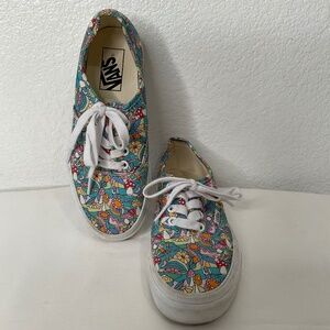 Vans Era Mushroom floral Women’s Size 6.5 Men’s 5 Festival Sneaker